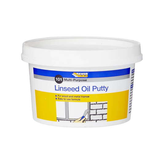 Everbuild 101 Multi-Purpose Linseed Oil Putty Natural 500g | Daily Supplies