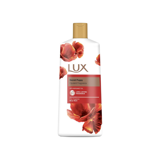 LUX Secret Poppy Body Wash with Bergamot Oil 600ML | Daily Supplies
