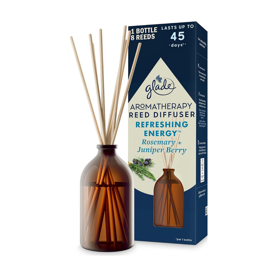 Glade Aromatherapy Reed Diffuser Rosemary & Juniper Berry 80ml | Daily Supplies