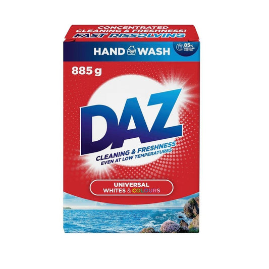 DAZ Washing Powder Stain Removal Whites & Colours 885g | Daily Supplies