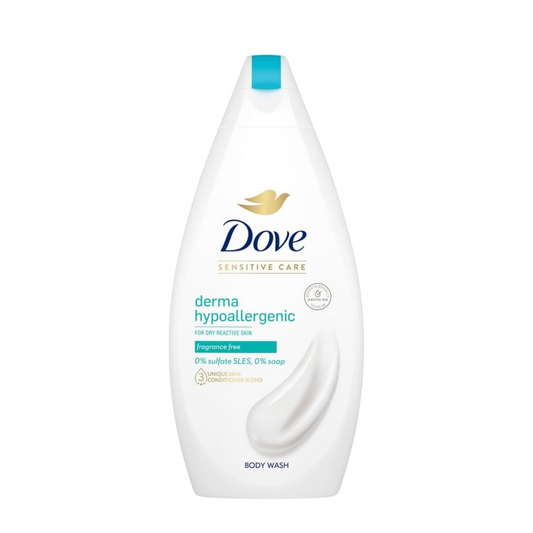 Dove Sensitive Derma Body Wash Hypoallergenic & Gentle 450ml | Daily Supplies