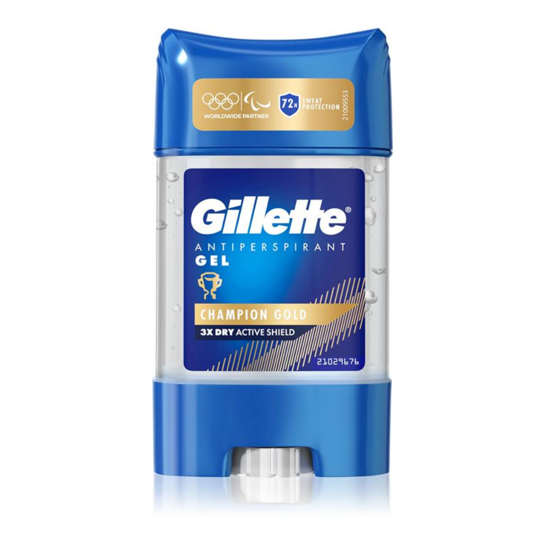 Gillette Champion Gold Men Antiperspirant Gel 70ml | Daily Supplies