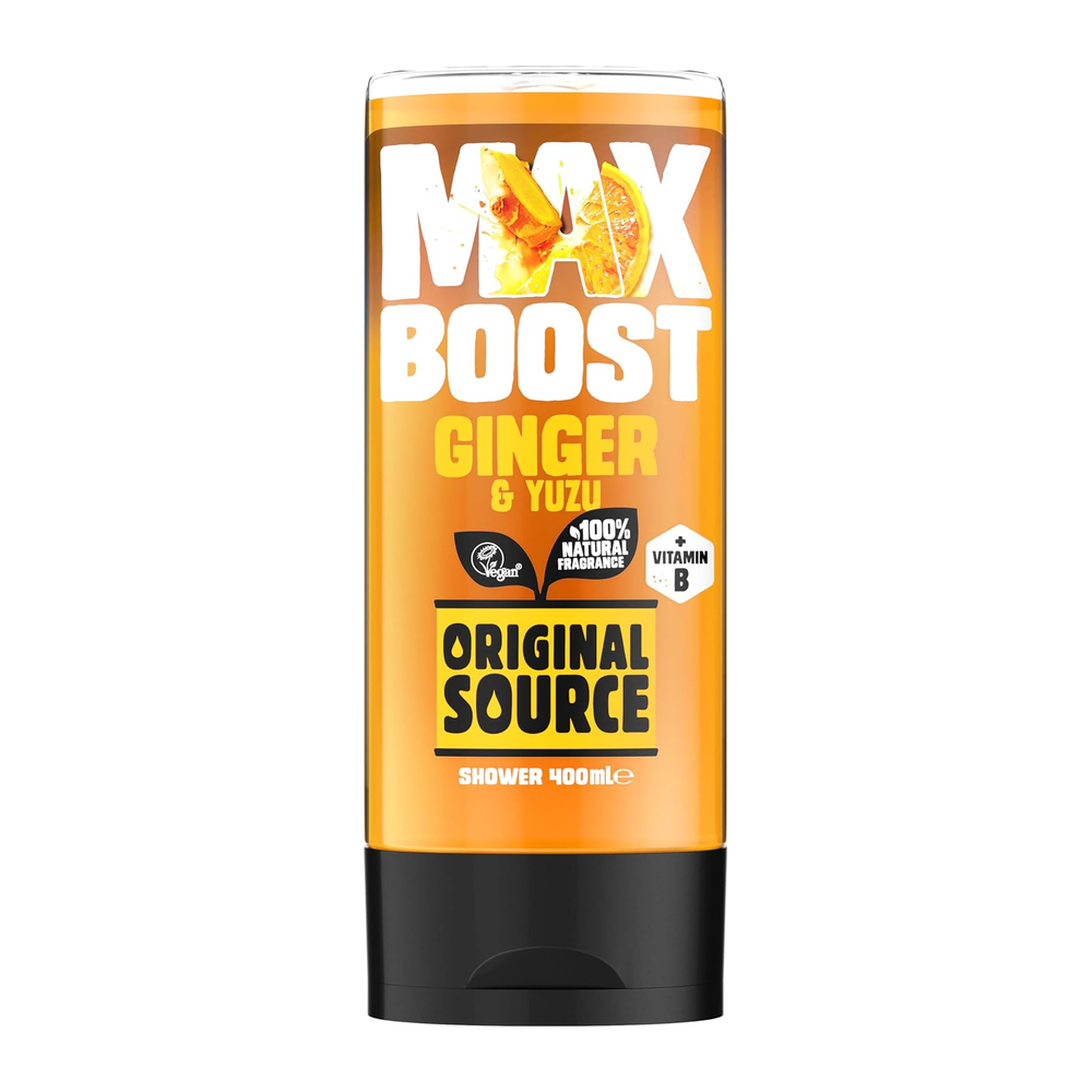 Original Source Body Wash Max Boost Ginger and Yuzu 400ml | Daily Supplies