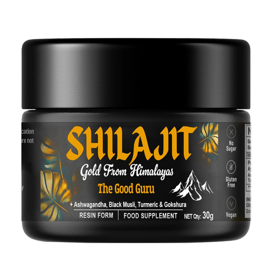 The Good Guru Gold Himalayan Shilajit Resin Supplement 30g | Daily Supplies