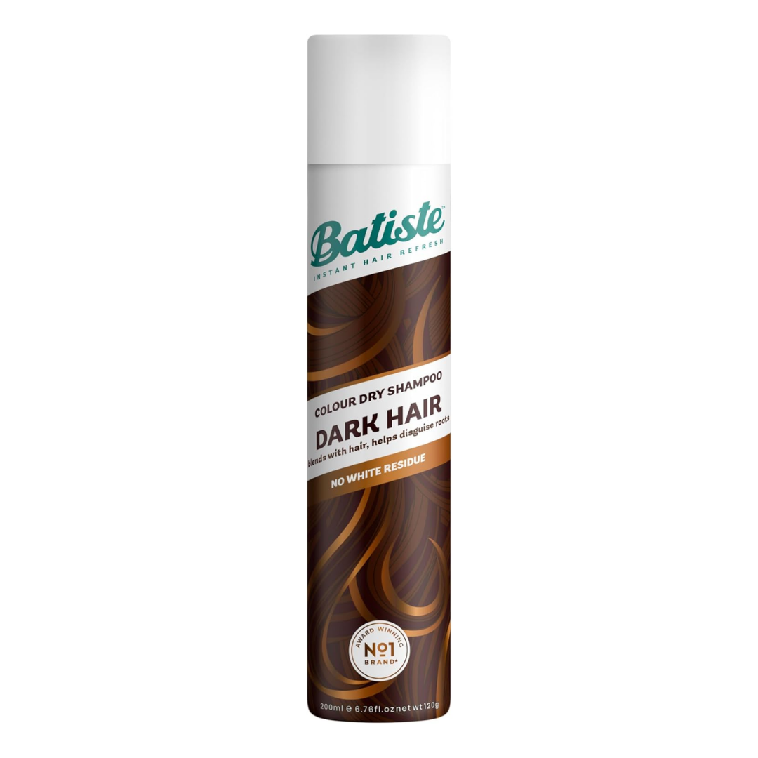 Batiste Colour Dry Shampoo For Dark Hair No White Residue 200ml | Daily Supplies