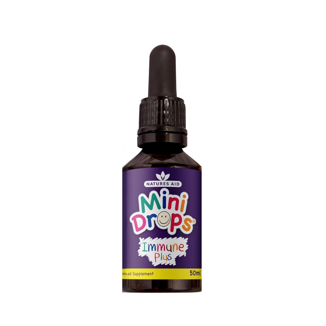 Natures Aid Mini Drops Immune Plus with Vitamin C for Kids 50ml | Daily Supplies