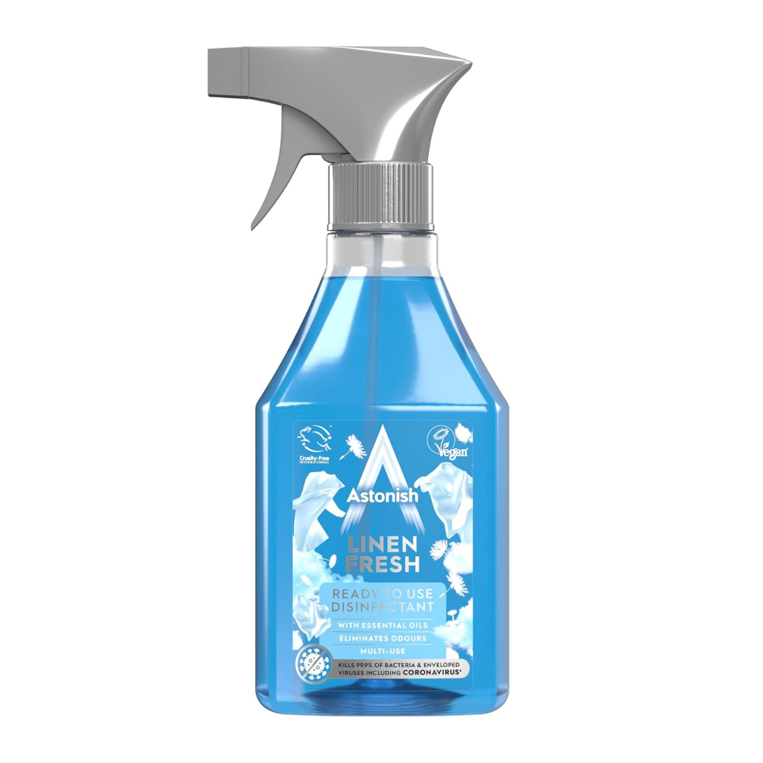 Astonish Linen Fresh Disinfectant Spray 550ml | Daily Supplies