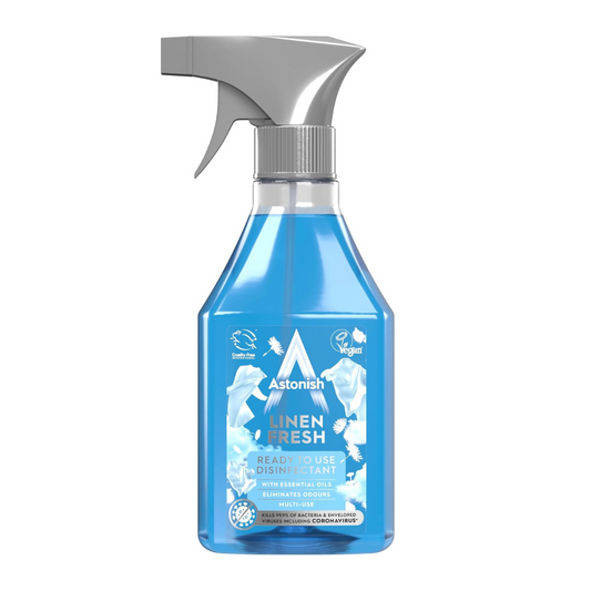 Astonish Linen Fresh Disinfectant Spray 550ml | Daily Supplies