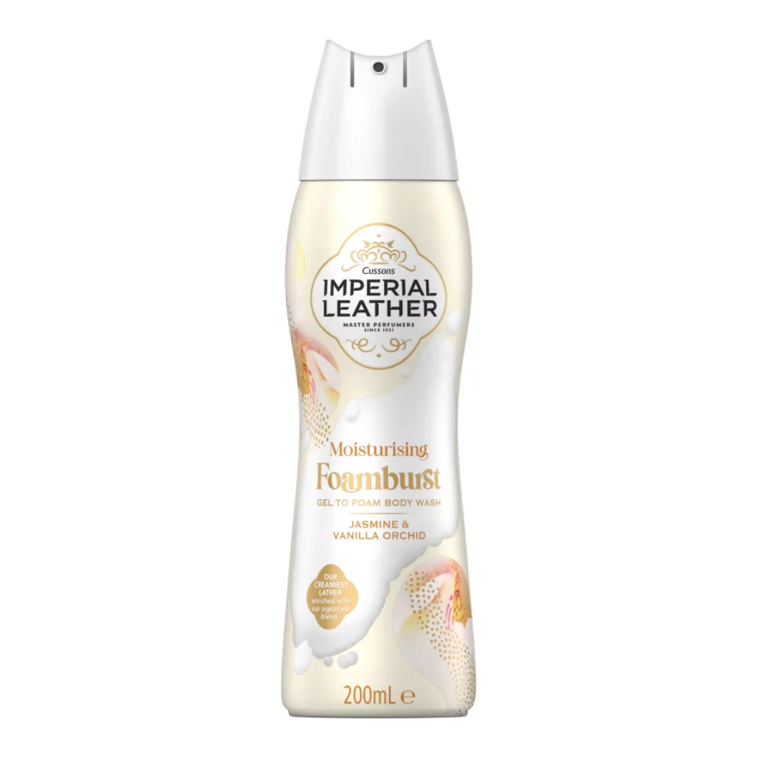 Imperial Leather Jasmine & Vanilla Foamburst Shower Gel Body Wash 200ml | Daily Supplies