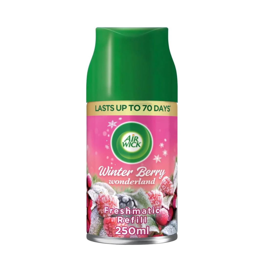 Air Wick Air Freshener Freshmatic Spray Refill Winter Berry 250ml | Daily Supplies