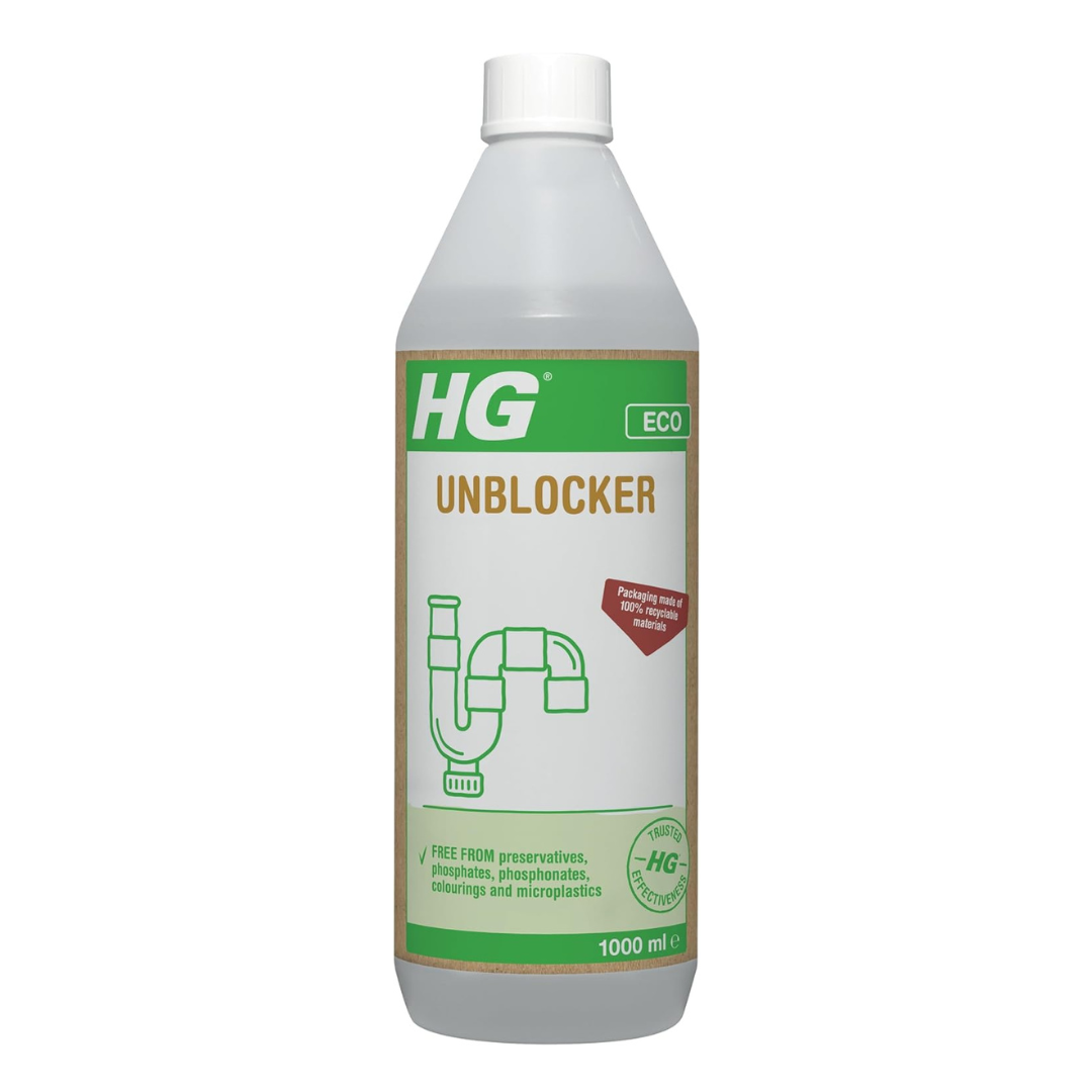 HG Eco Drain Unblocker Heavy Duty Sink & Pipe Cleaner 1000ml | Daily Supplies