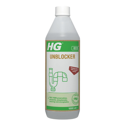 HG Eco Drain Unblocker Heavy Duty Sink & Pipe Cleaner 1000ml | Daily Supplies
