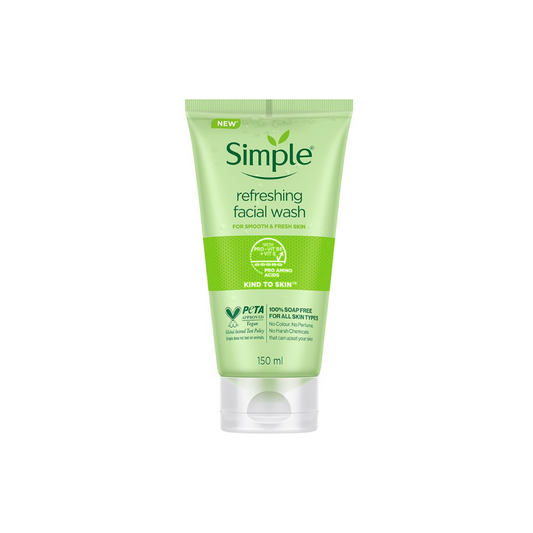Simple Refreshing Facial Wash 150ml - Pack of -1 | Daily Supplies