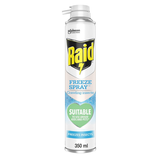 Raid Crawling Insect Freeze Spray Insecticide Free 350 ml | Daily Supplies