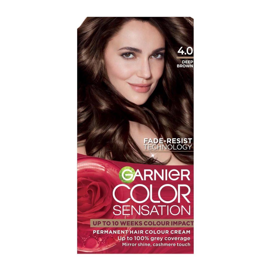Garnier Color Sensation 4.0 Deep Brown Permanent Hair Color Cream | Daily Supplies