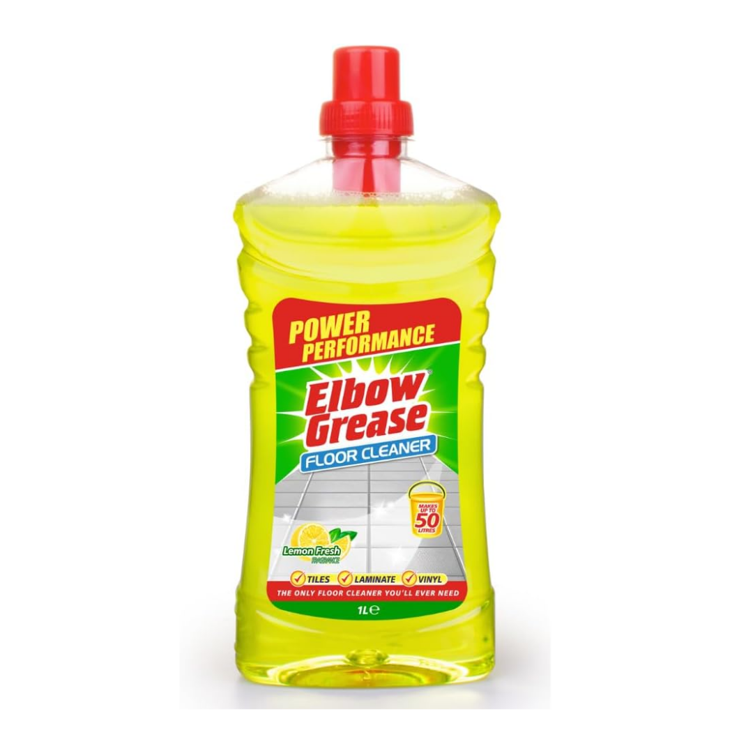 Elbow Grease Concentrated Floor Cleaner Lemon Fresh for Tiles 1L | Daily Supplies