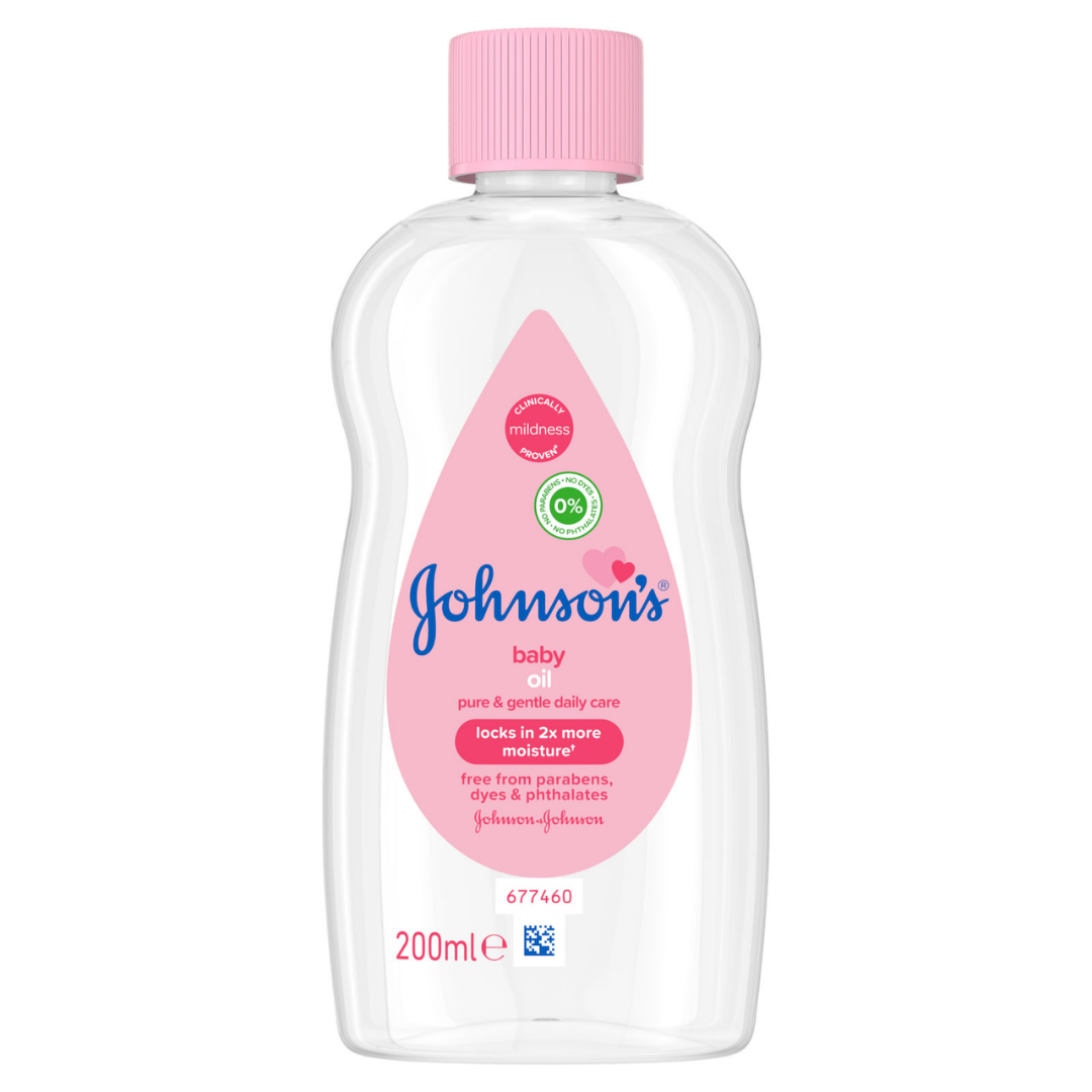 Johnson's Baby Oil Pure & Gentle Care For Sensitive Skin 200ml | Daily Supplies