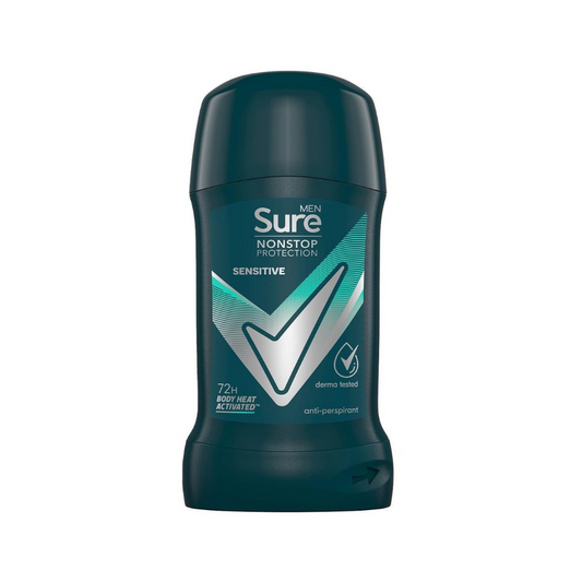 Sure Men 72 Hour Sensitive Anti-Perspirant Deodorant Stick 50ml | Daily Supplies