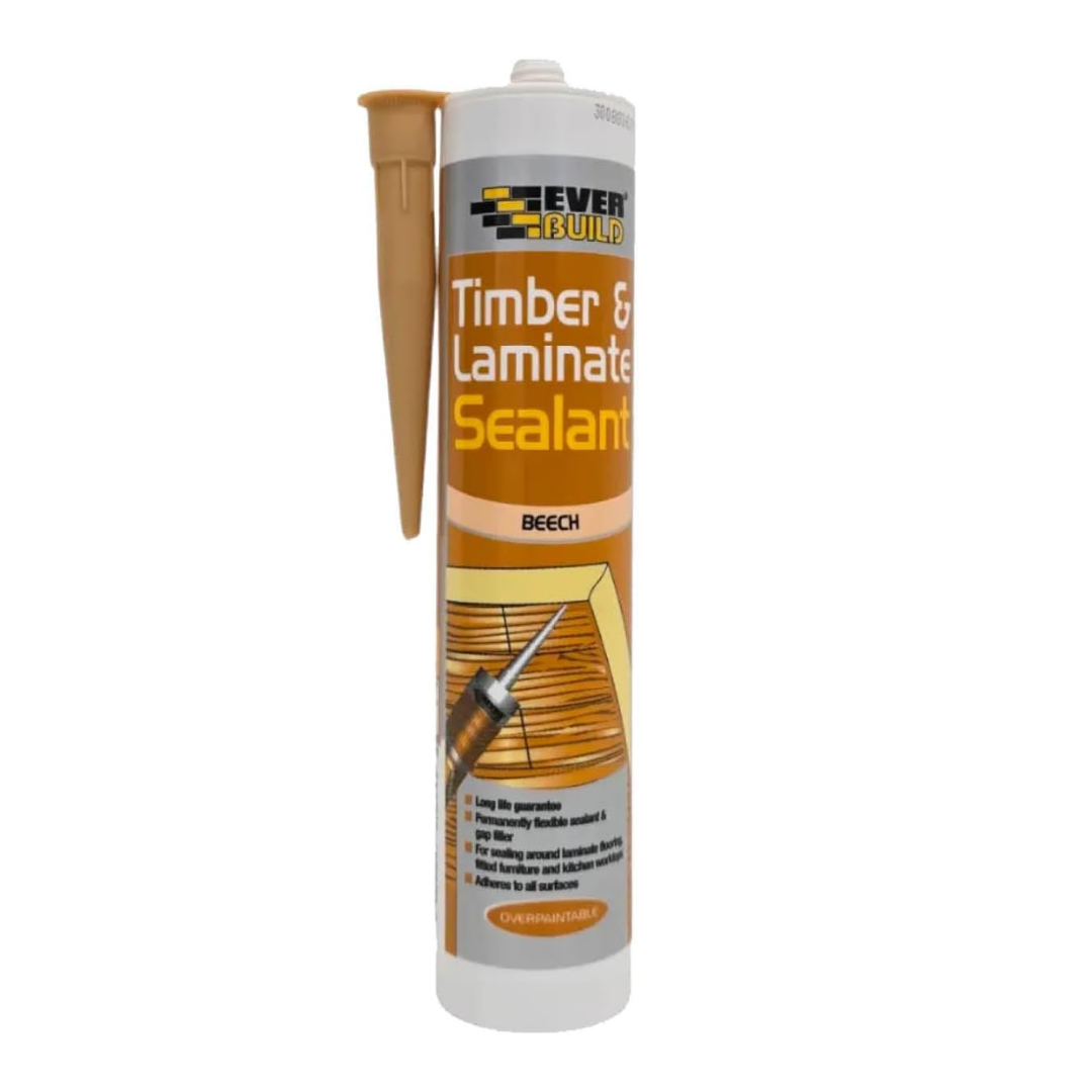 Everbuild Timber and Laminate Sealant Gap Filler Solvent Free 290ml | Daily Supplies