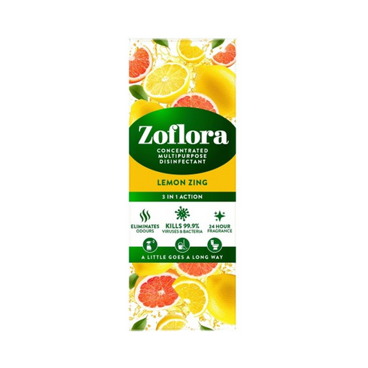 Zoflora Lemon Zing Concentrated Multipurpose Disinfectant 120 ML | Daily Supplies