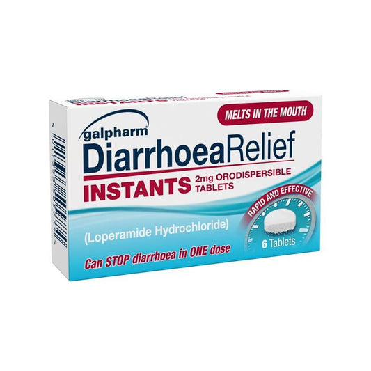 Galpharm Diarrhoea Relief Loperamide 2mg 6 Capsules | Daily Supplies