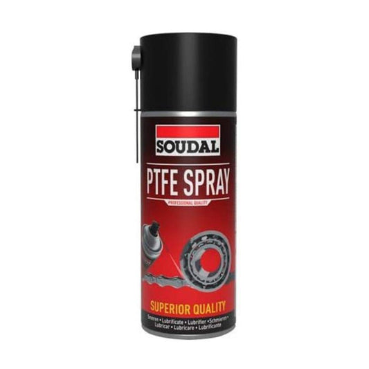 Soudal PTFE Spray Dry Lubricant for Hinges, Locks & Tools 400ML | Daily Supplies