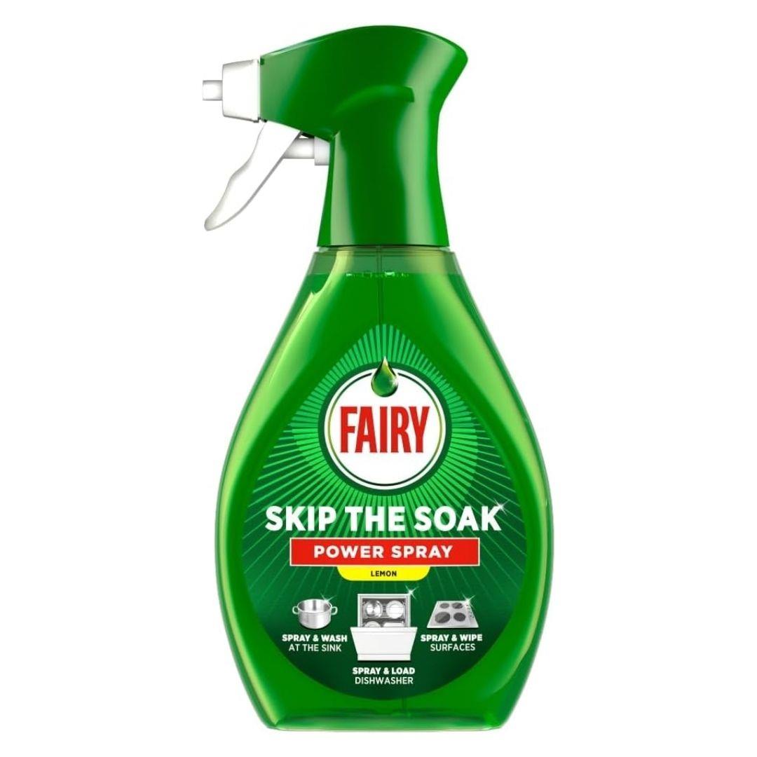 Fairy Skip The Soak Power Spray Lemon Dishwasher Cleaner 500ml | Daily Supplies