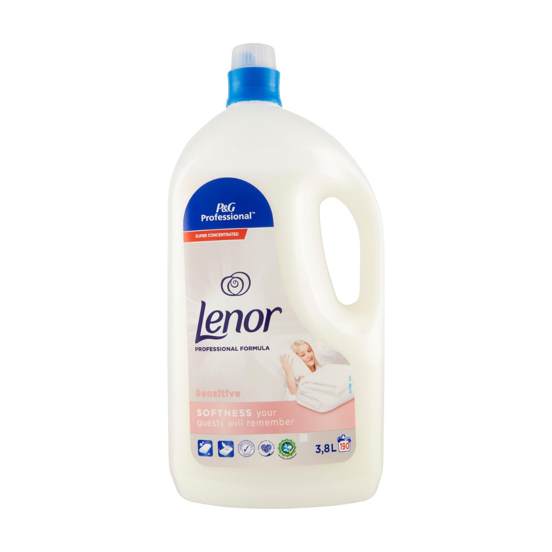 Lenor Professional Sensitive Fabric Softener 190 Washes 3800 ML | Daily Supplies