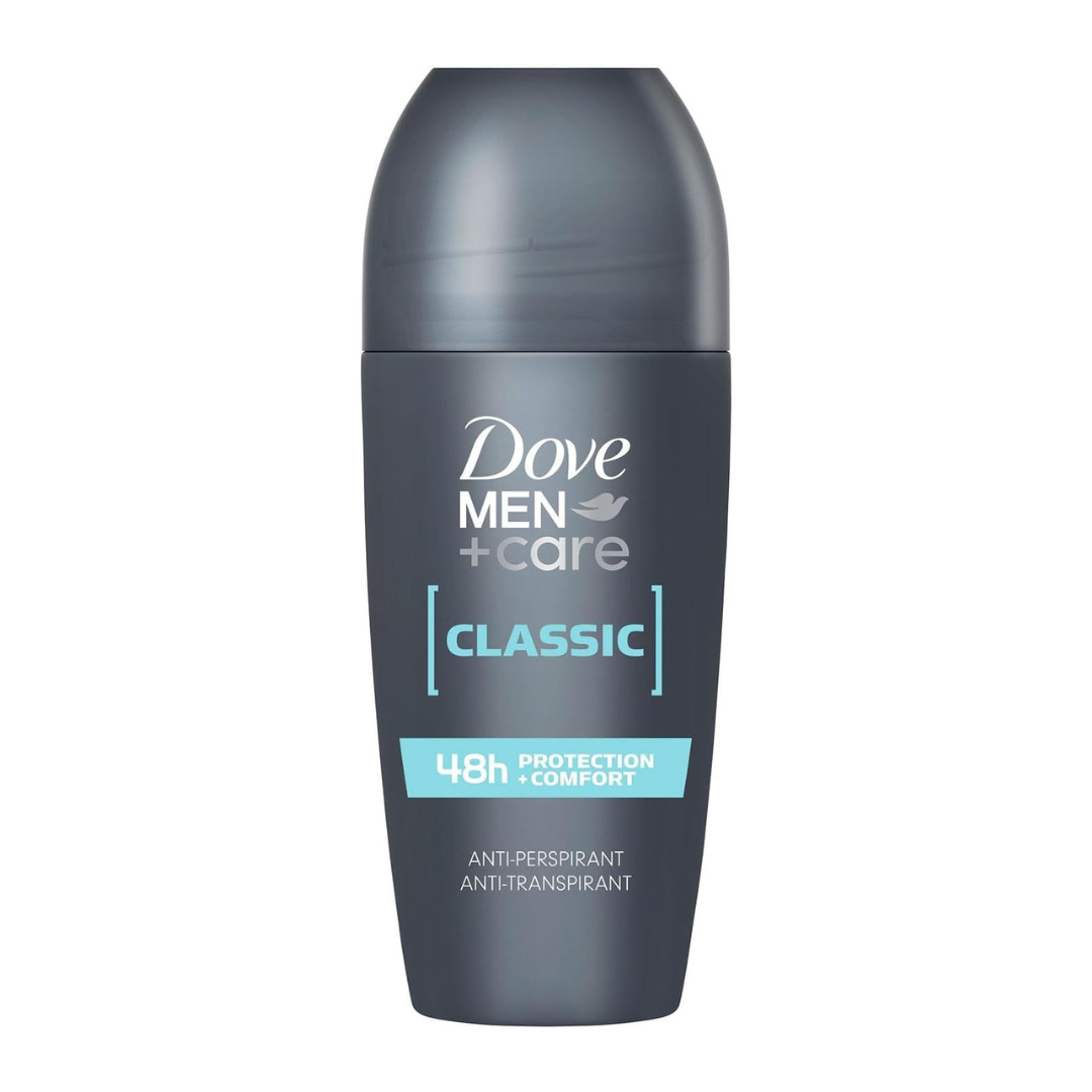 Dove Men+Care Classic Roll-On Antiperspirant Deodorant 50ml | Daily Supplies