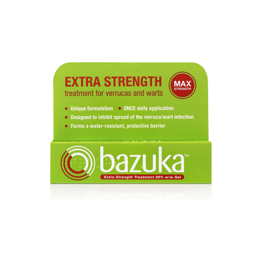 Bazuka Extra Strength Gel Wart and Verruca Treatment Salicylic Acid 6g | Daily Supplies