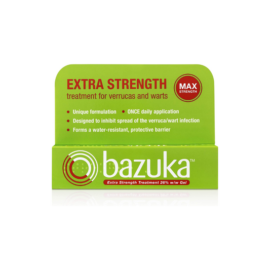 Bazuka Extra Strength Gel Wart and Verruca Treatment Salicylic Acid 6g | Daily Supplies