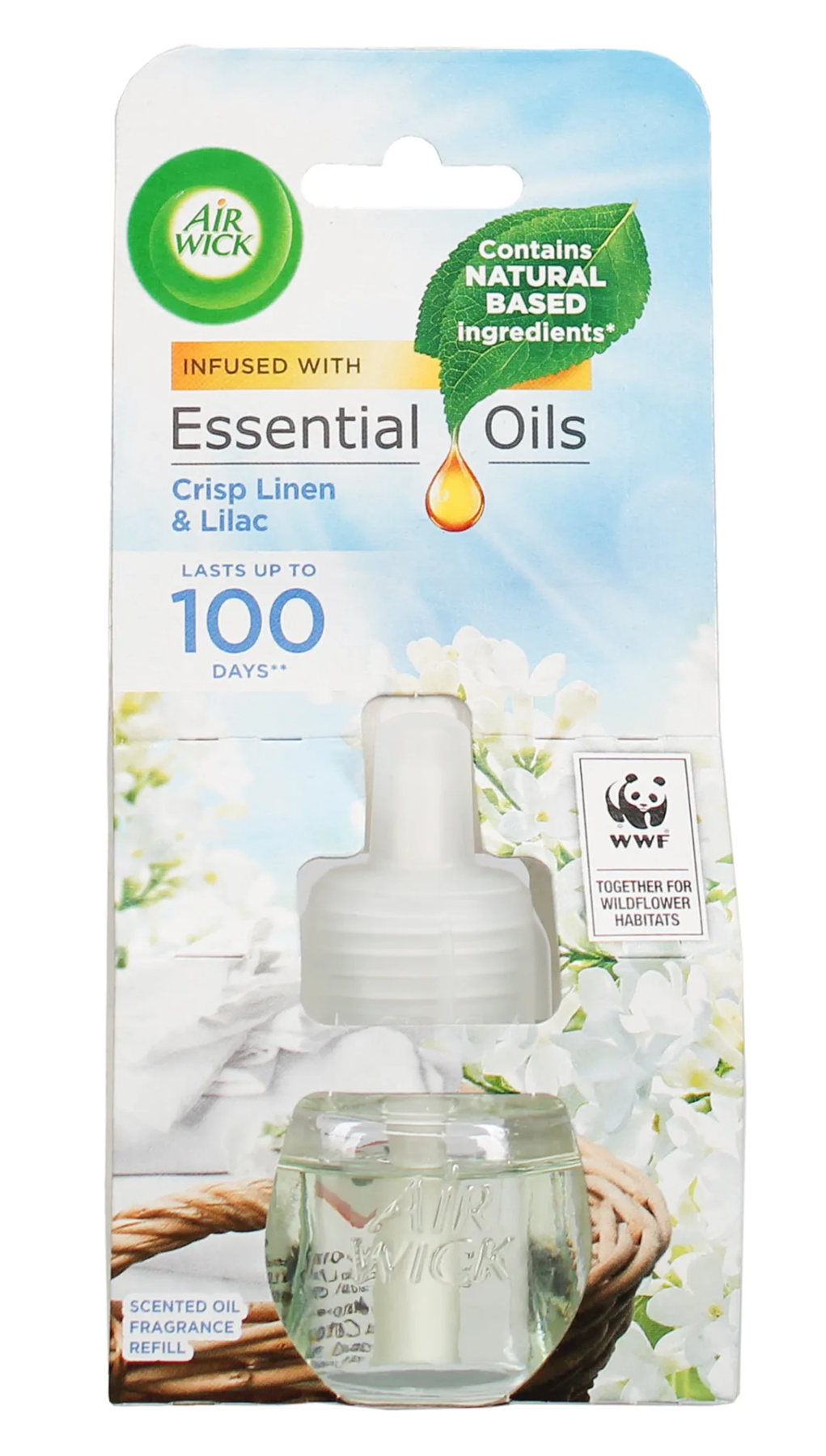 Air Wick Crisp Linen & Lilac Plug-In Air Freshener Refill 19ml | Daily Supplies
