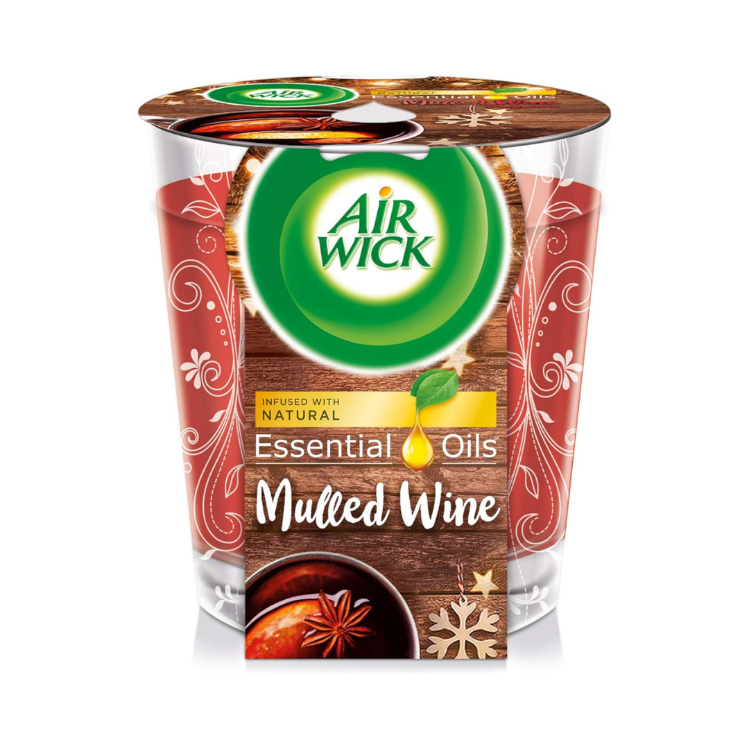 Air Wick Mulled Wine Scented Candle 105g | Daily Supplies