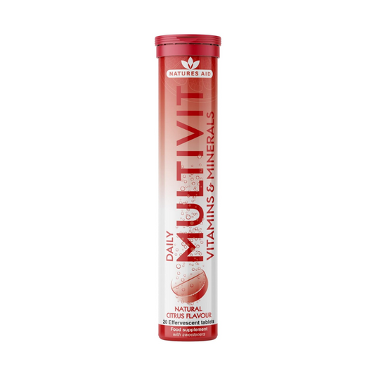 Natures Aid Daily Multivit Vitamins Effervescent 20 Tablets | Daily Supplies