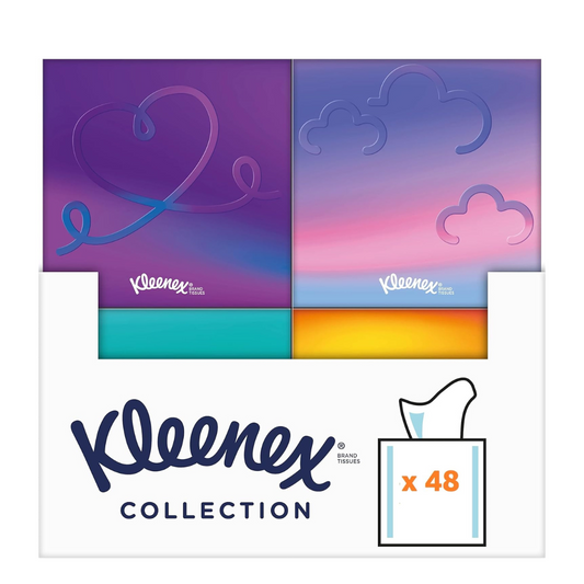 Kleenex Collection Facial Tissues Cube 48 Sheets | Daily Supplies