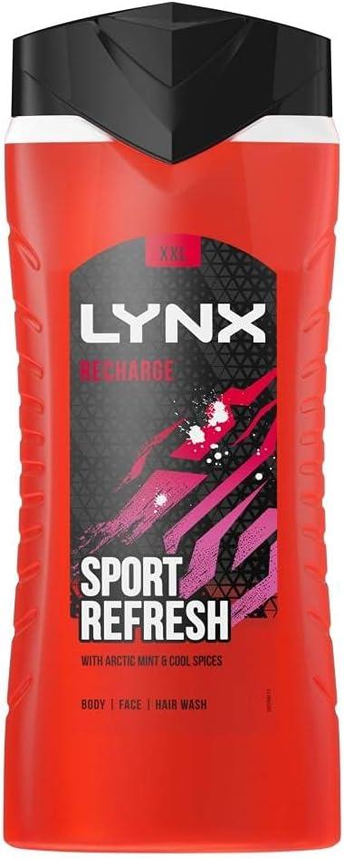 Lynx Sport Fresh Recharge Shower Gel 500 ML | Daily Supplies