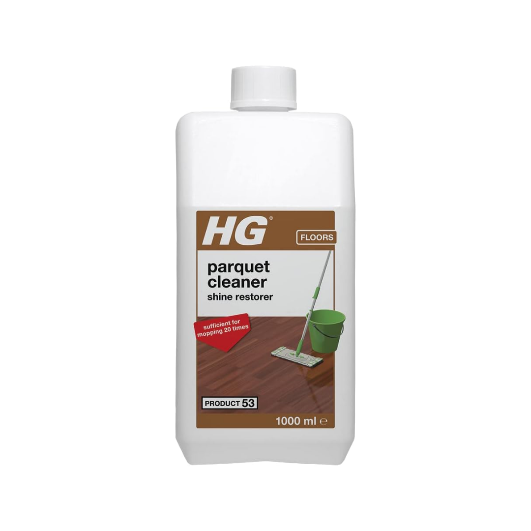 HG Parquet Cleaner Shine Restorer Wooden Floor Gloss Fresh Scent 1L | Daily Supplies