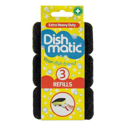 Dishmatic Extra Heavy Duty Refills Dish Washer 3 Pack | Daily Supplies