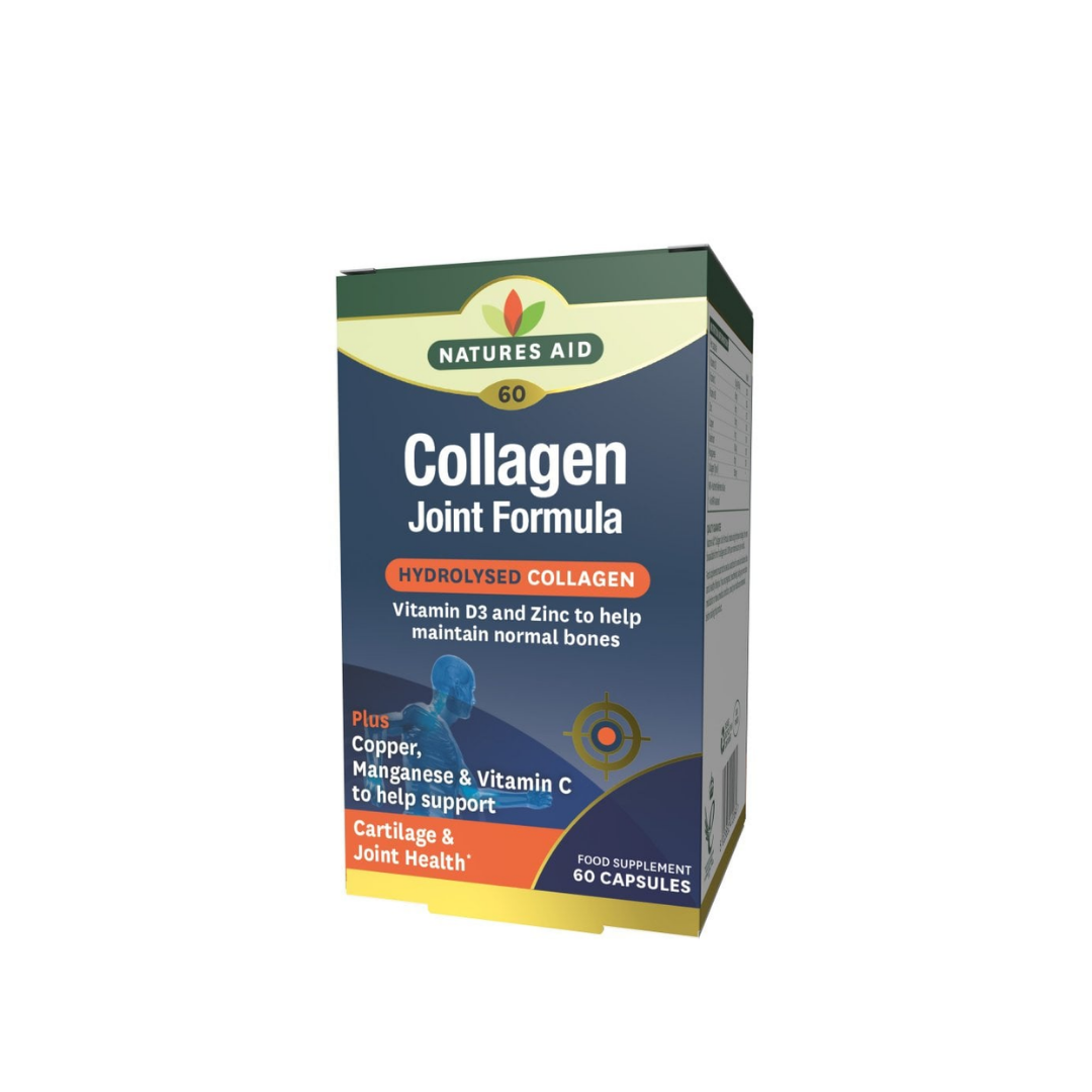 Natures Aid Collagen Joint Formula 60 Capsules | Daily Supplies
