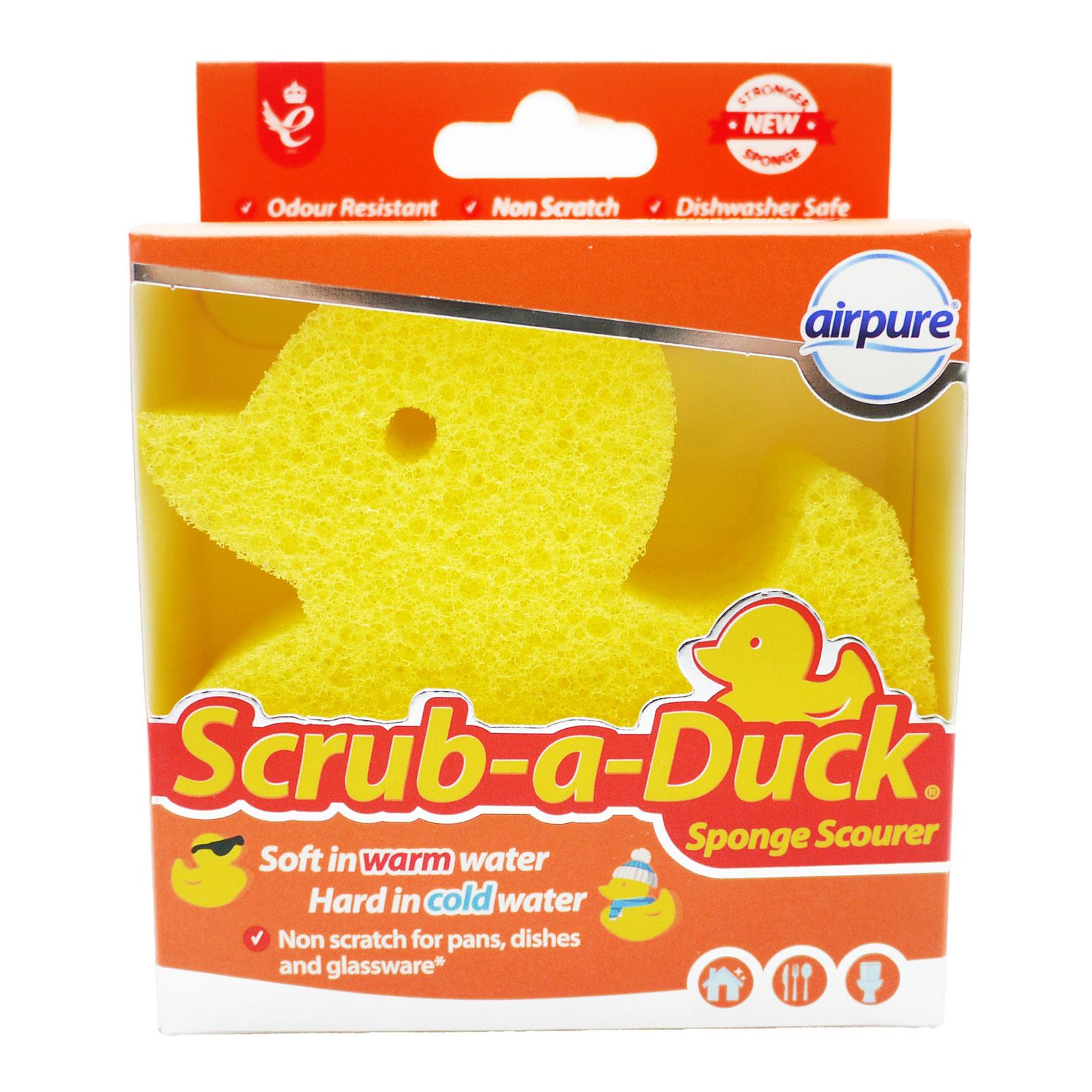 Airpure Scrub-a-Duck Sponge Scourer for Kitchen | Daily Supplies