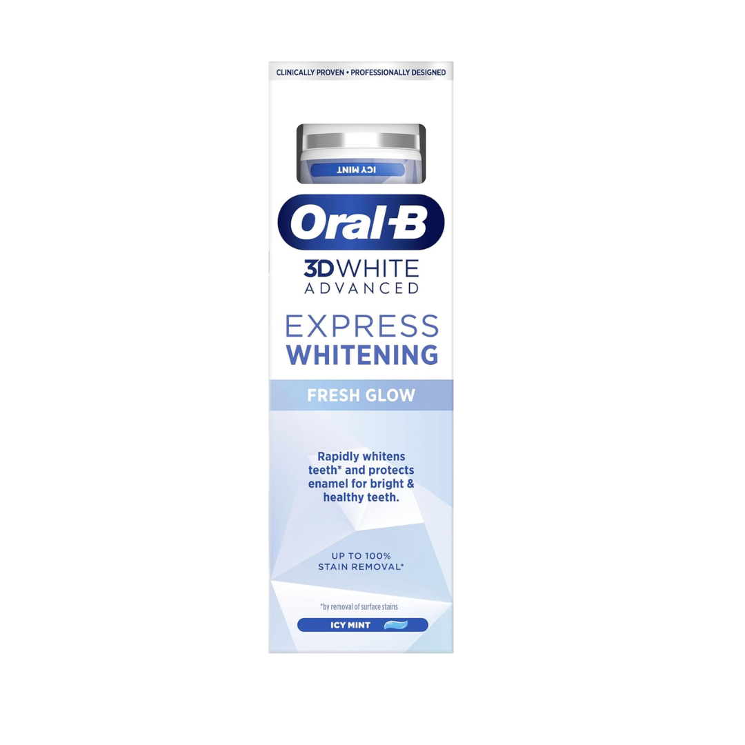 Oral-B 3D White Advanced Express Whitening Toothpaste 75ml | Daily Supplies