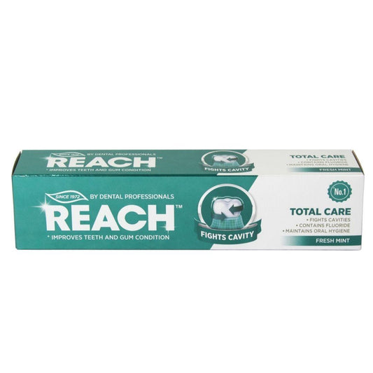 Reach Total Care Toothpaste Fresh Mint Fights Cavities & Plaque 150g | Daily Supplies
