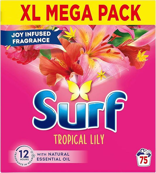 Surf Tropical Lily Washing Powder 75 Washes | Daily Supplies
