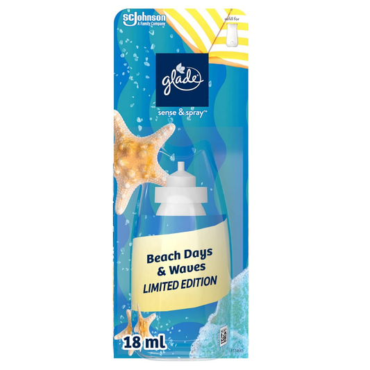 Glade Sense & Spray Air Freshener Refill Beach Days & Waves 18ml | Daily Supplies