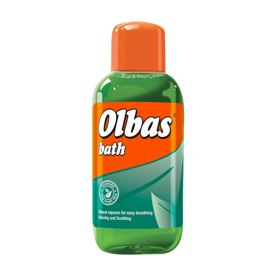 Olbas Bath Oil Natural Vapours for Easy Breathing Relief 250 ml | Daily Supplies