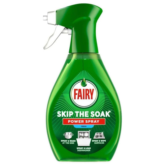 Fairy Skip The Soak Power Spray Fresh Dishwasher Cleaner 500ml | Daily Supplies