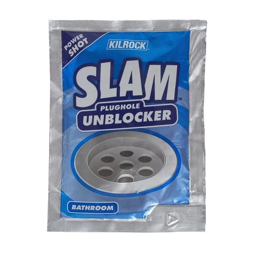 Kilrock Slam Bathroom Plughole Unblocker Sachet 80gm | Daily Supplies
