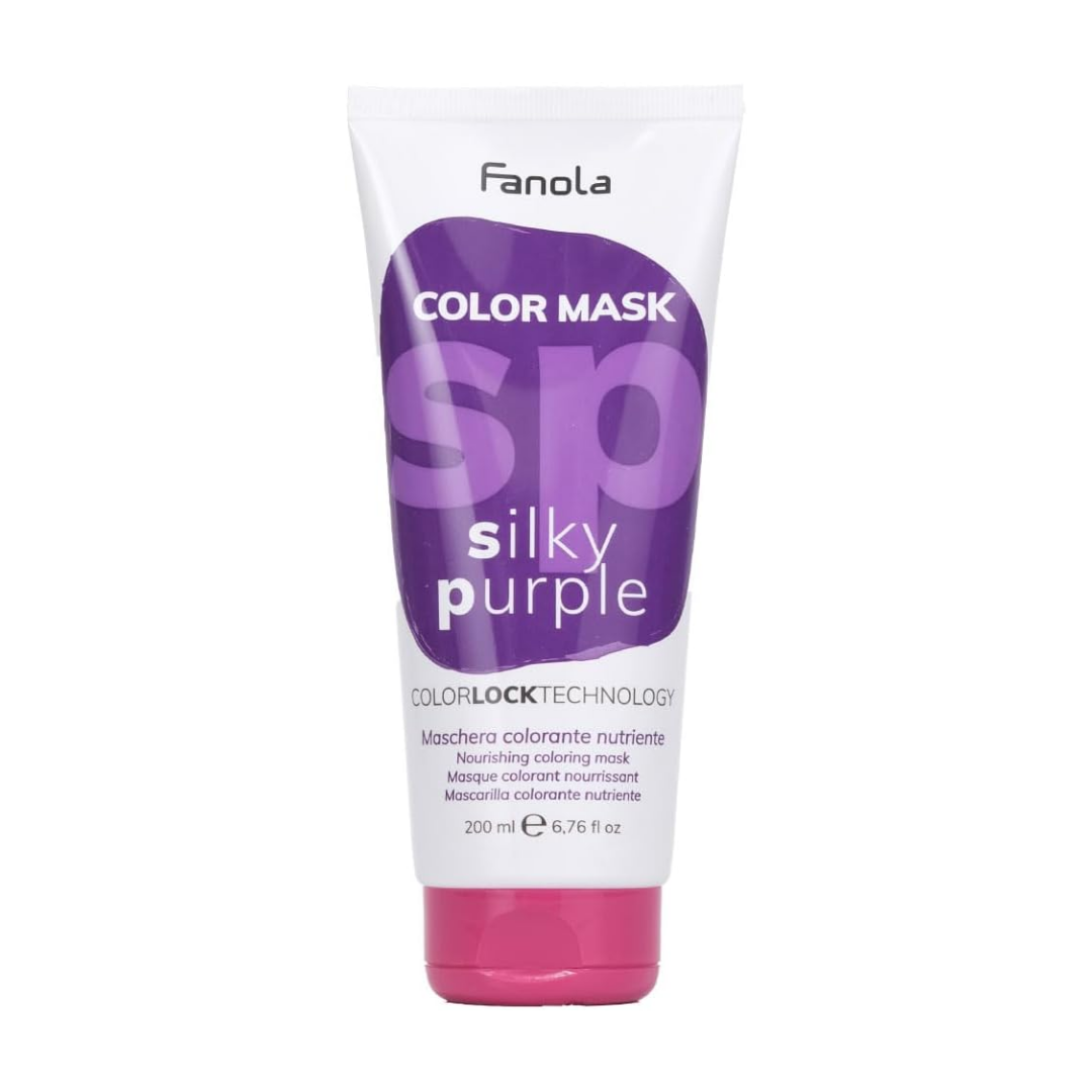 Fanola Silky Purple Hair Mask Color Boost & Deep Nourishment 200ML | Daily Supplies