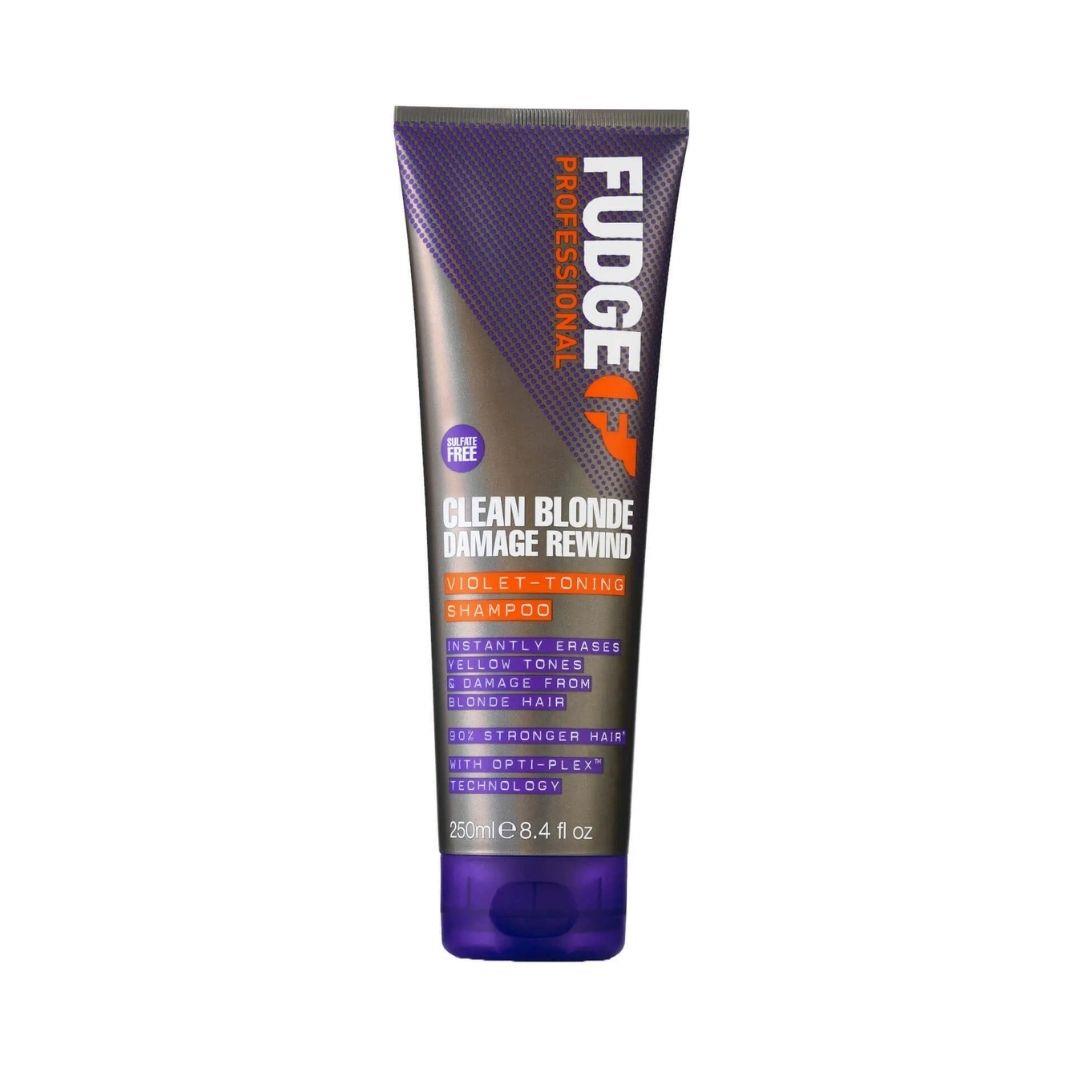 Fudge Professional Clean Blonde Damage Rewind Voilet Toning Shampoo 250 ML | Daily Supplies