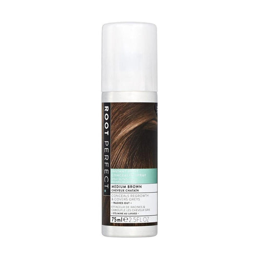ROOT PERFECT Instant Root Concealer Hair Spray Medium Brown 75 ML | Daily Supplies